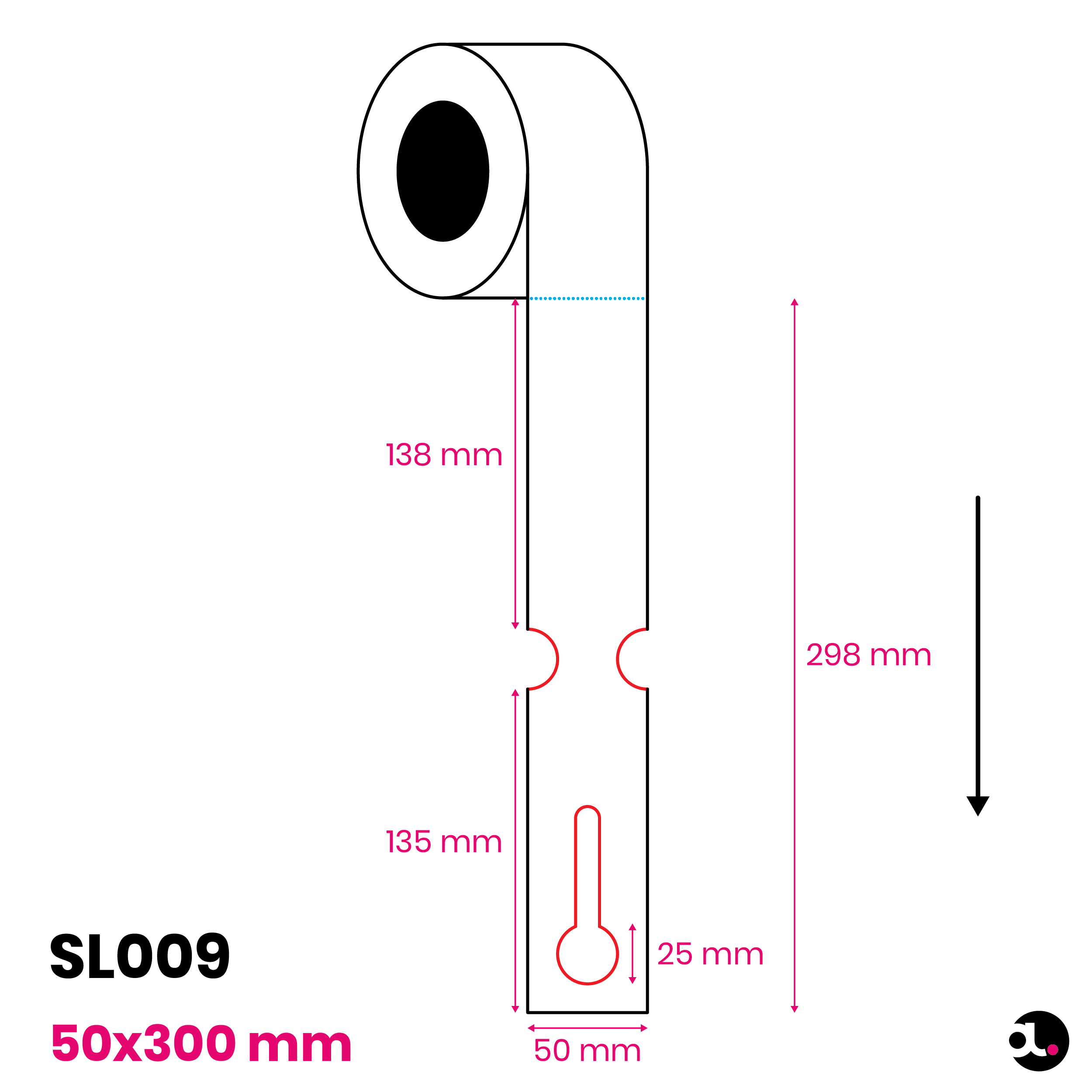 50 x 300mm