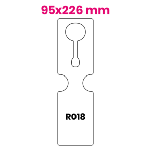 Hanglabel 95x226mm R018
