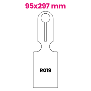 Hanglabel 95x297mm R019
