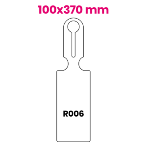 Hängeetikett 100x370 R006