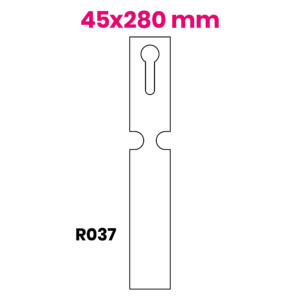 45 x 280 mm