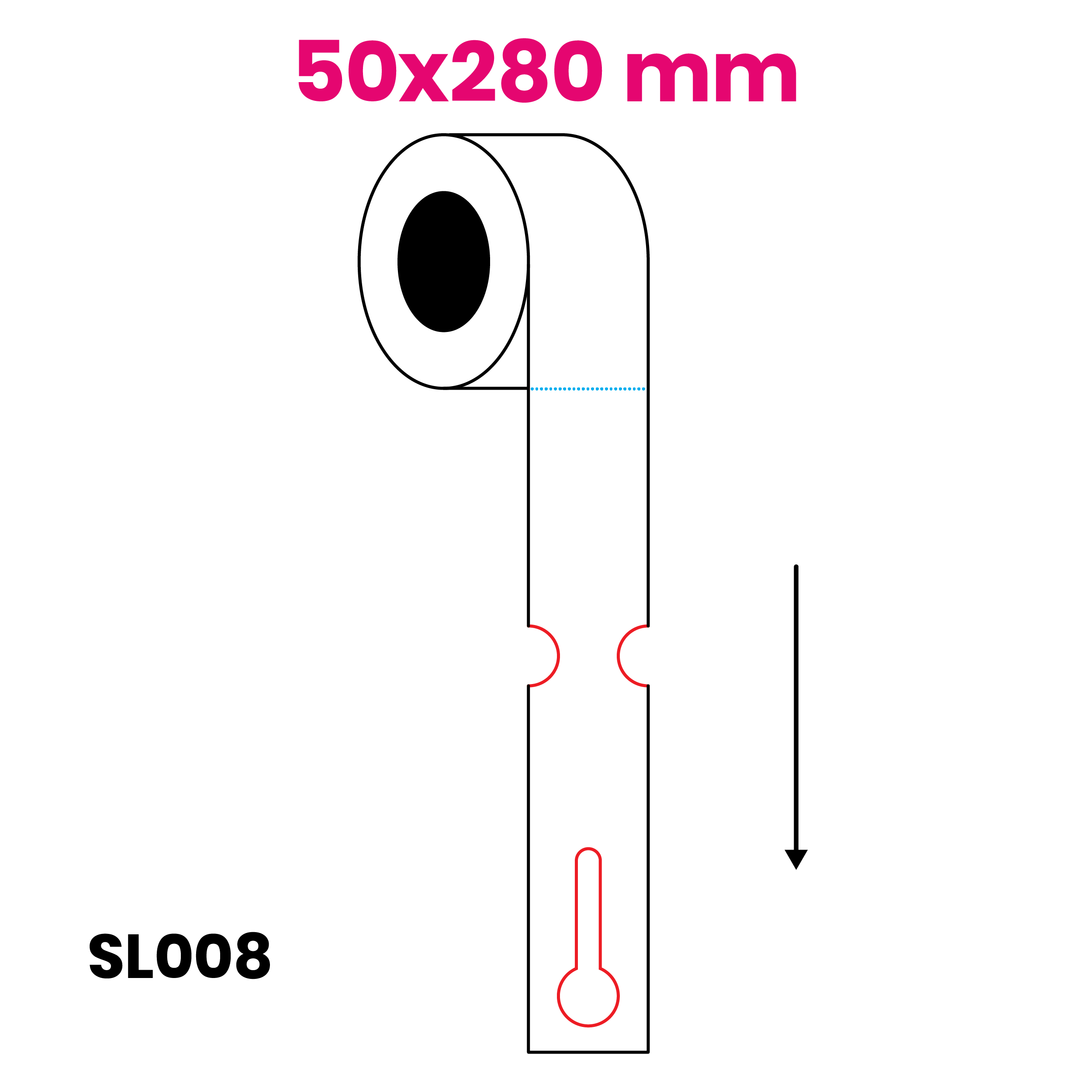 50 x 280 mm 1r