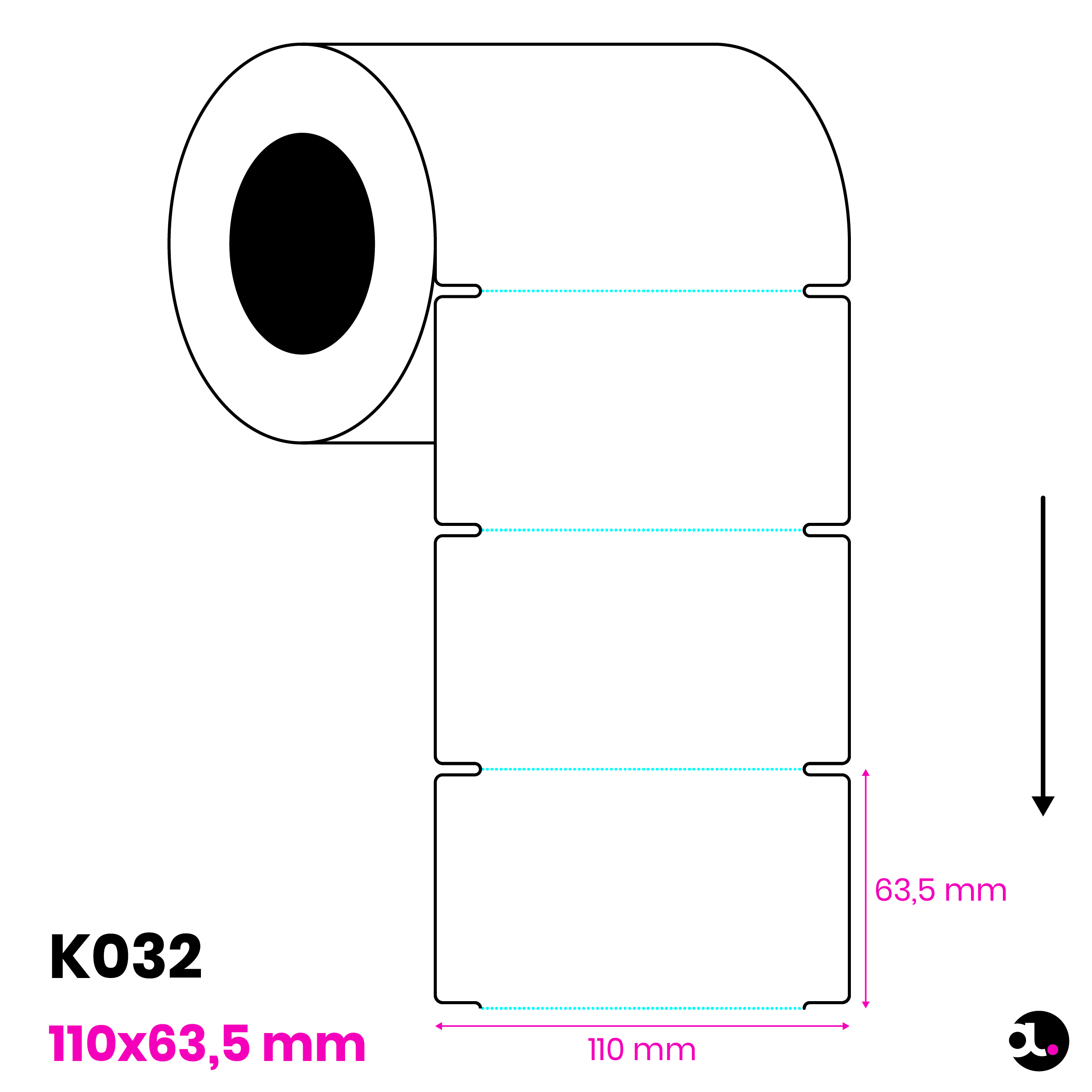 110 x 63,5 mm - Afbeelding 2
